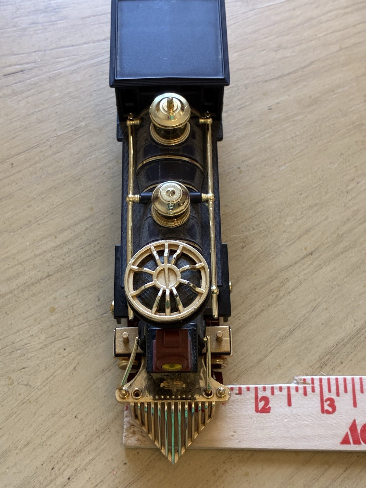Vintage SS 7501 Superior Western Steam Locomotive Engine Toy Royal Blue, Gold