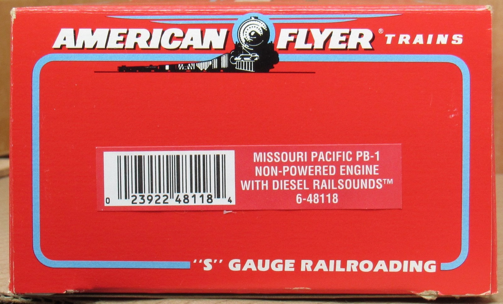 American Flyer 48118 Missouri Pacific ALCO B-Unit w/Railsounds (Dummy) S-Gauge