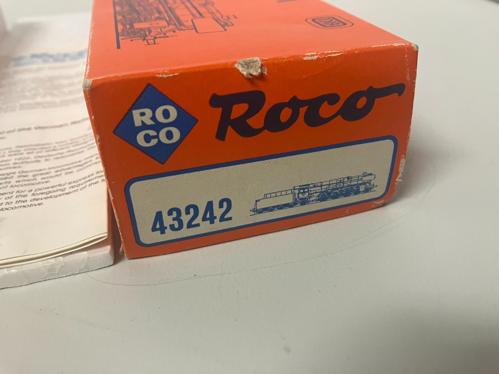 Roco 43242 H0 Steam Locomotive BR 01 202 of the DB & Tender Original Box MB