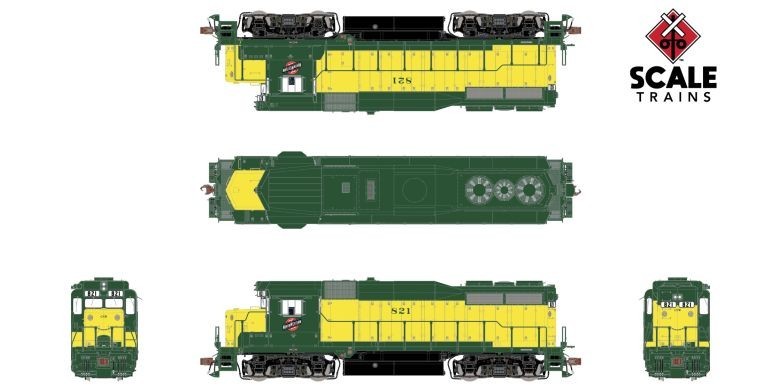 HO ScaleTrains Rivet Counter SXT33349 Chicago & Northwestern CNW EMD GP30 #815