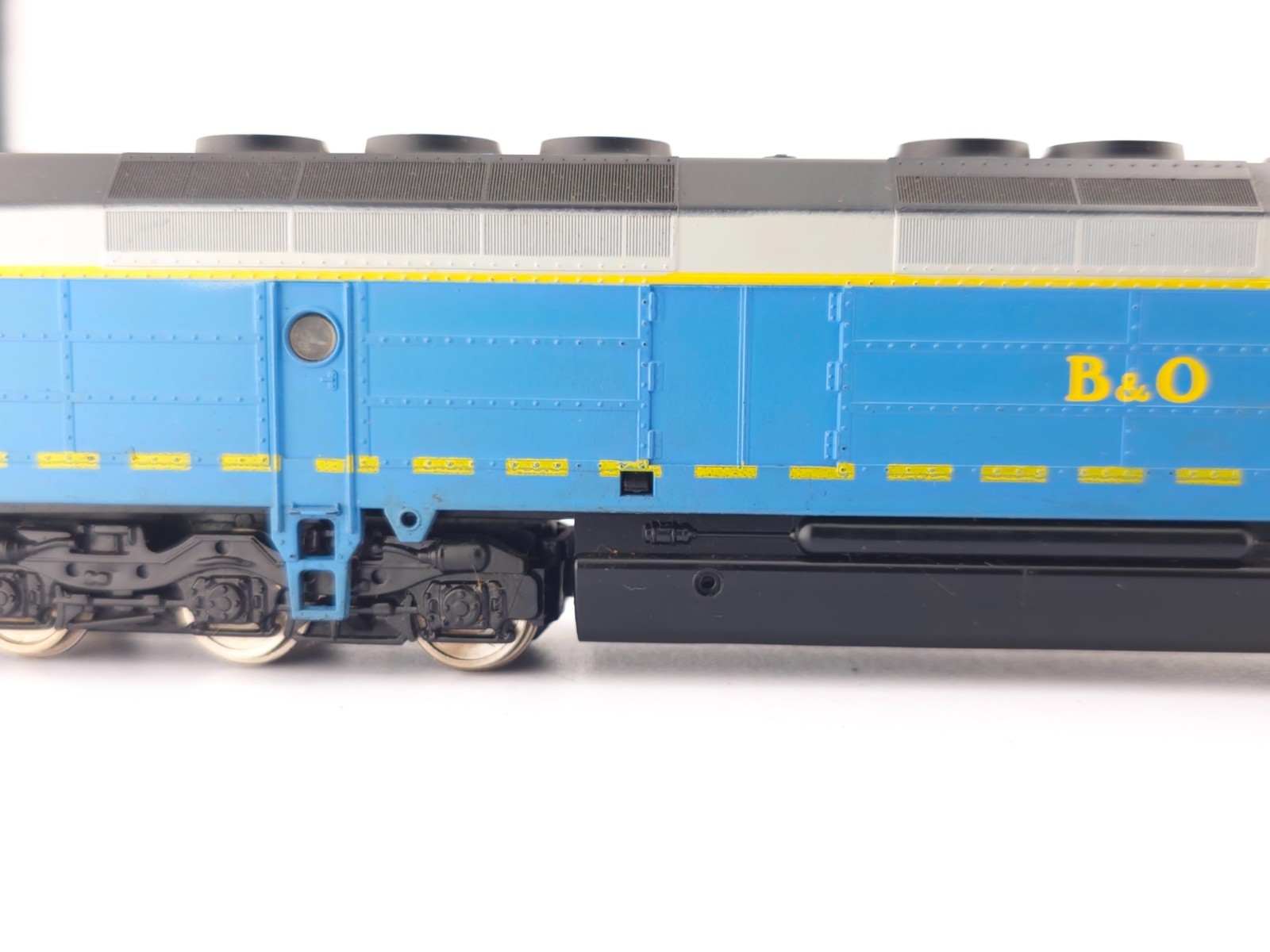 READ HO Scale AHM Mehano Baltimore & Ohio B&O FP45 DUMMY Diesel Locomotive 6610