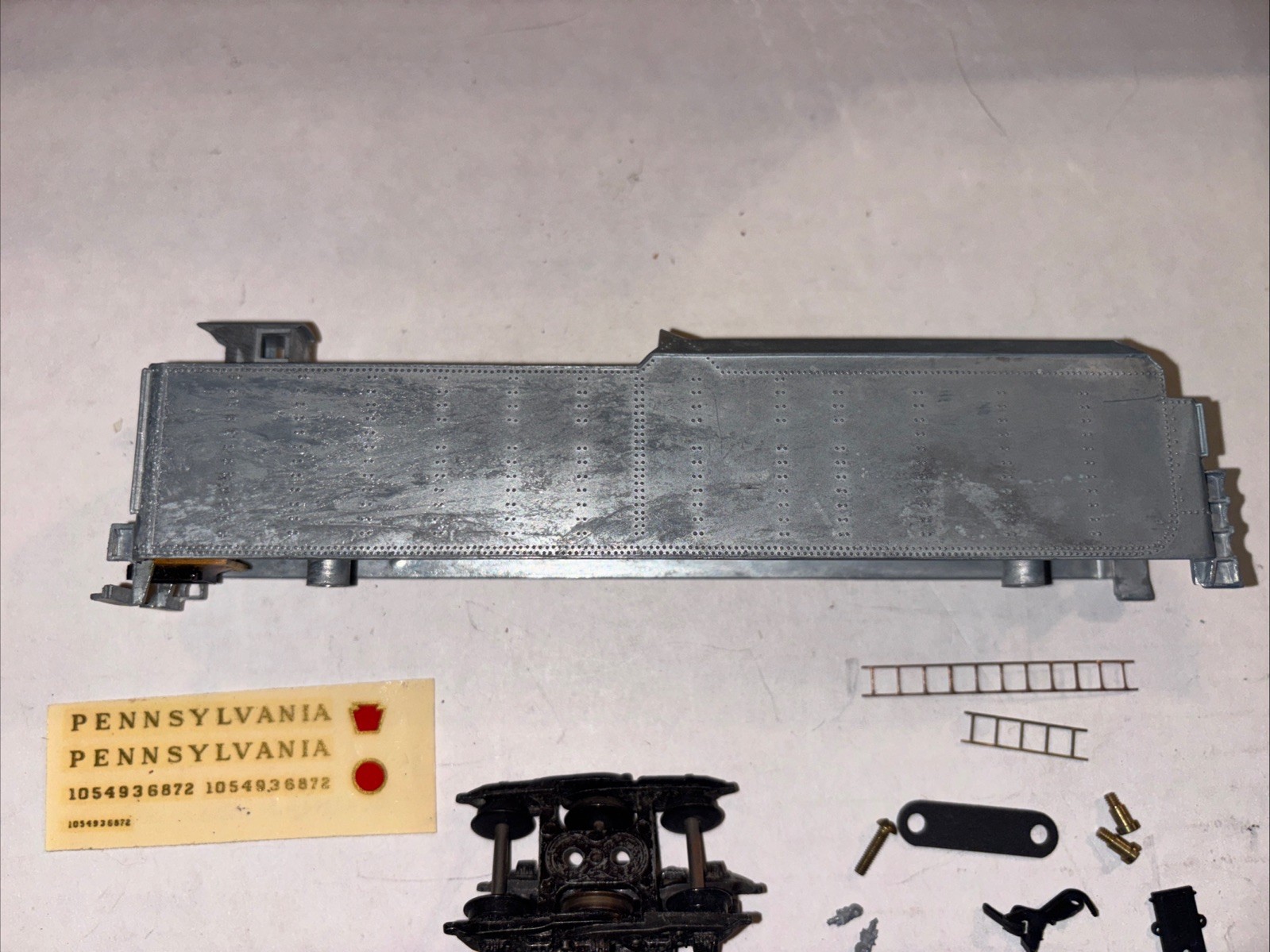 Bowser PRR HO Long Haul Die Cast Tender For I1 Decapod 2-10-0 Steam Locomotive