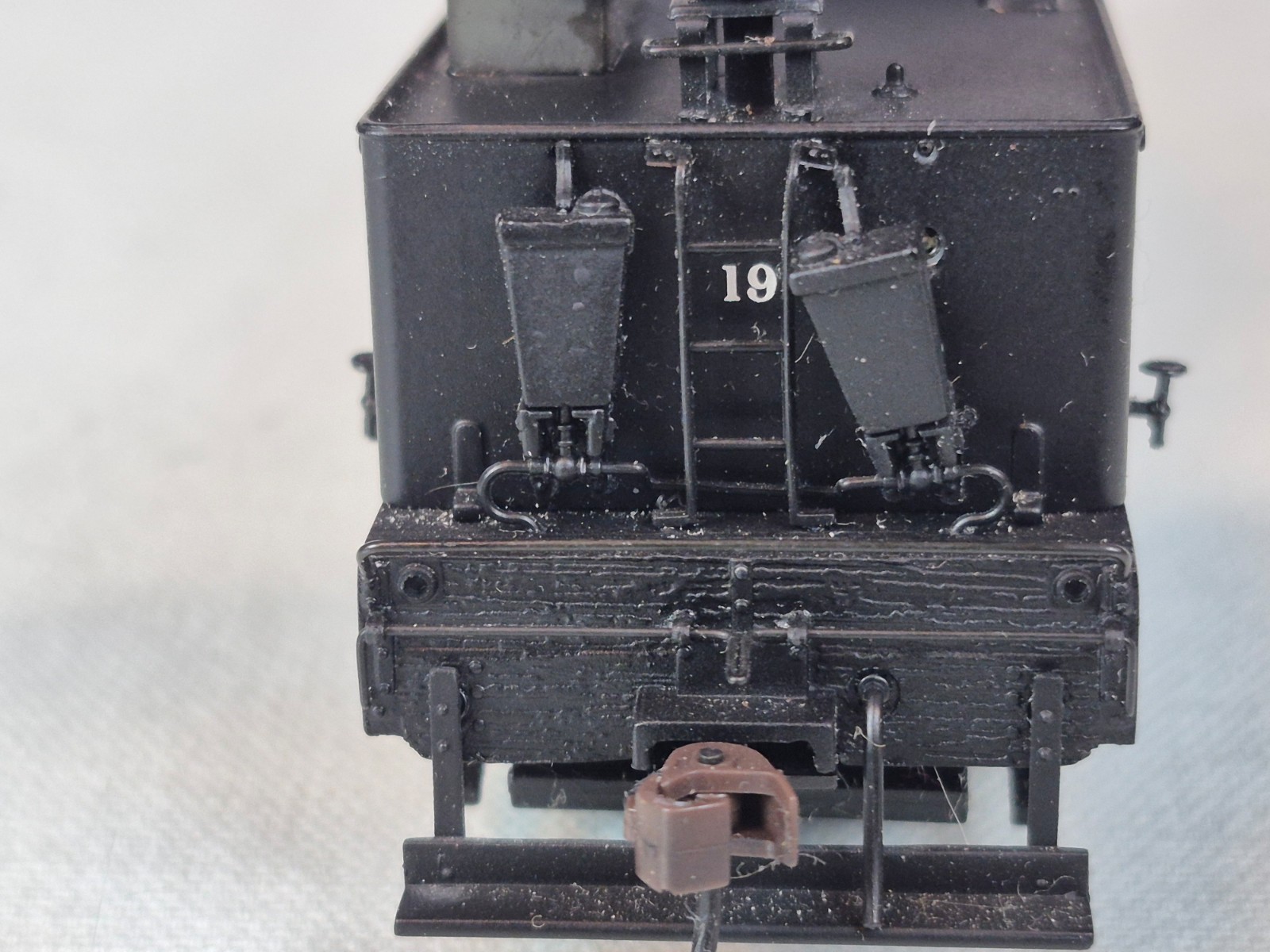 HO BACHMANN SPECTRUM 81908 80-TON THREE TRUCK SHAY W.M. RITTER LUMBER WOOD CAB