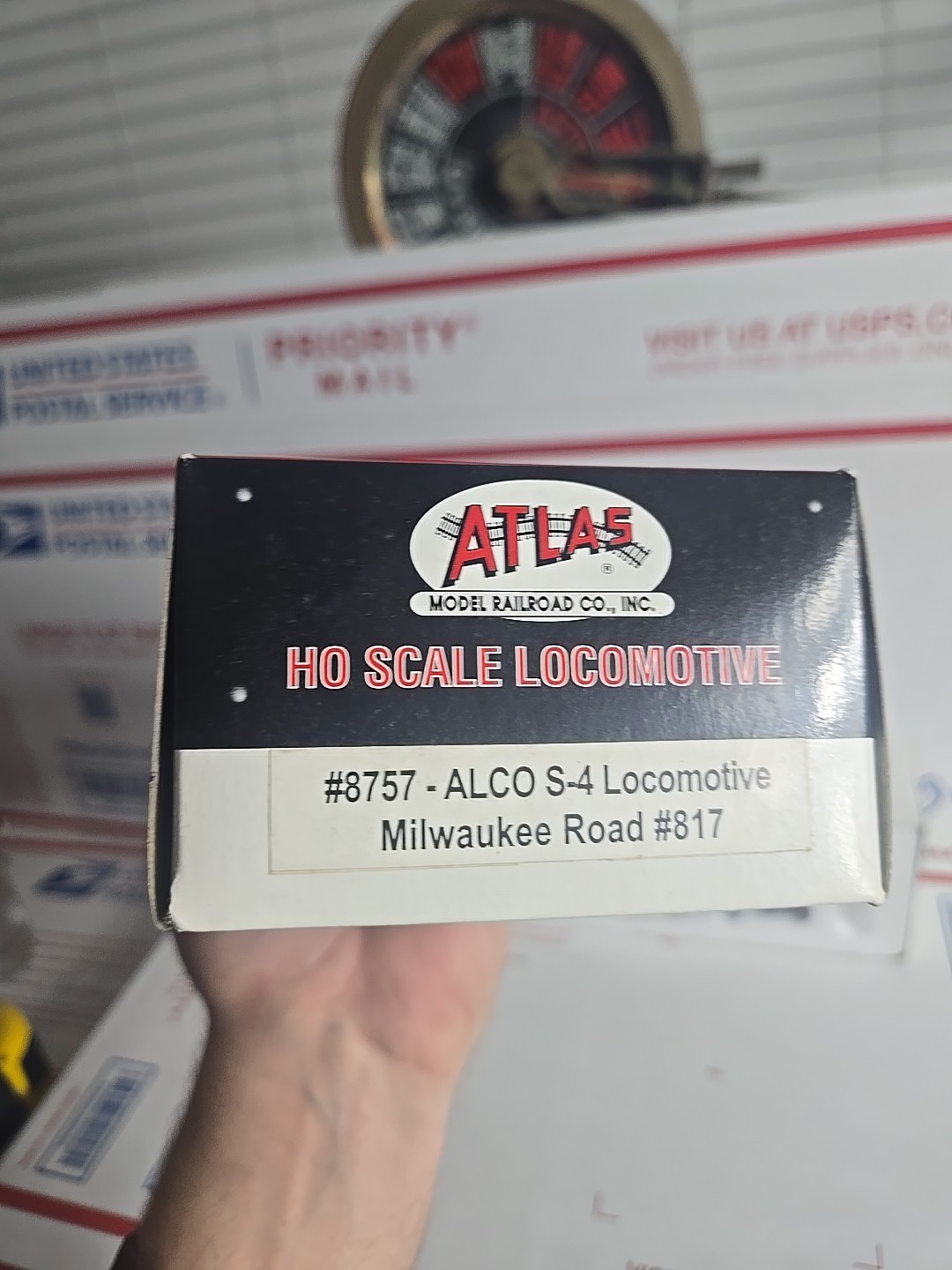 ATLAS HO ALCO S-4 MILWAUKEE ROAD LOCOMOTIVE SWITCHER #817 ITEM #8757 NEW