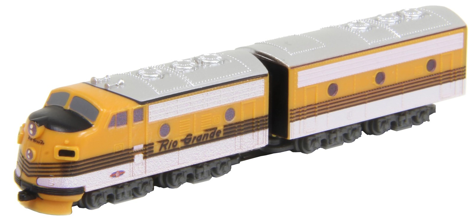Rokuhan Z Gauge Z Scale ST012-3 Shorty EMD F7 D RGW Diesel Locomotive Japan