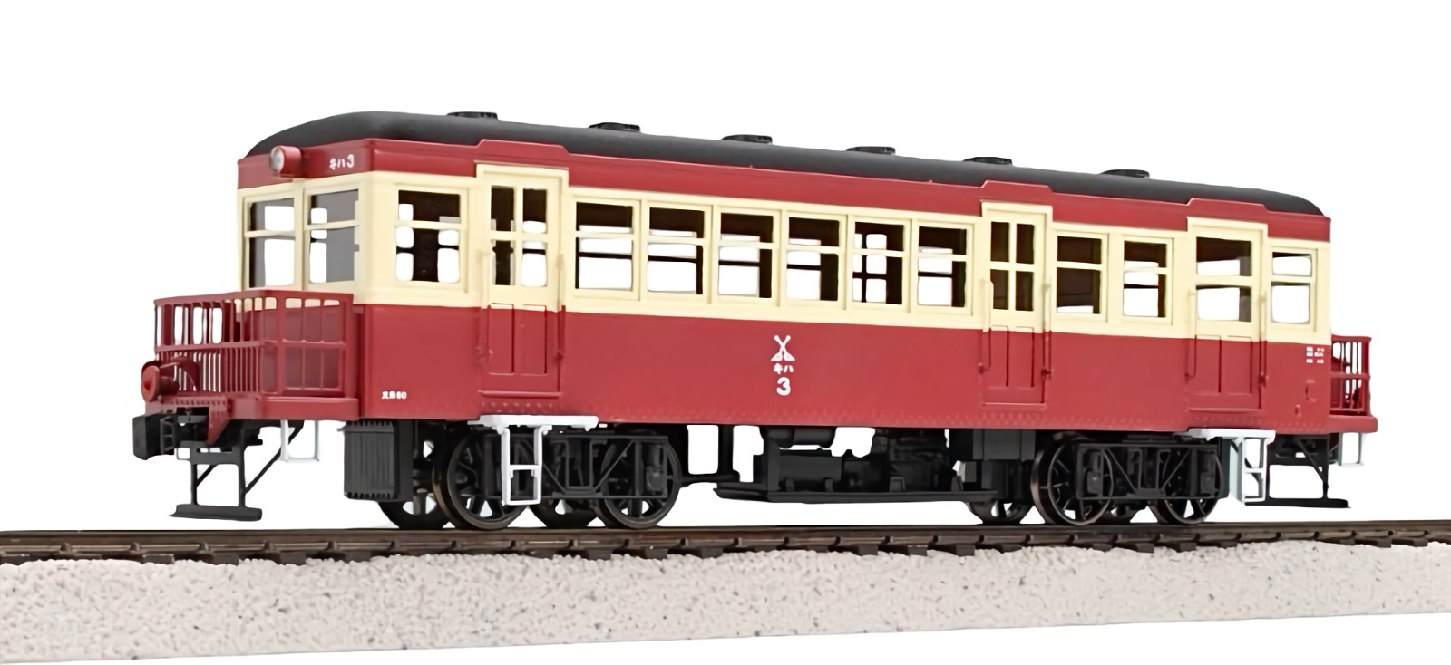 HOm/HOj/HOn3-1/2 Imon Befu Railway Kiha-3 Gasoline Railbus NIB H0m Gauge Railcar