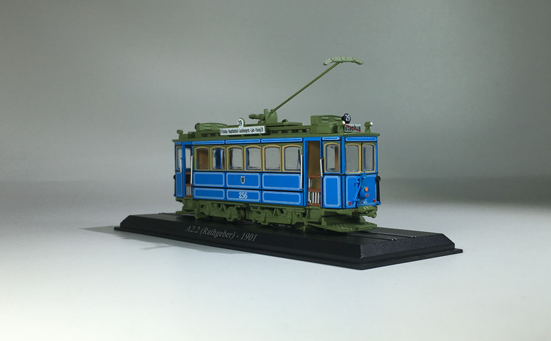 1/87 HO Scale German Urban Rail Trolley A2.2 (Rathgeber)-1901 Plastic Model New