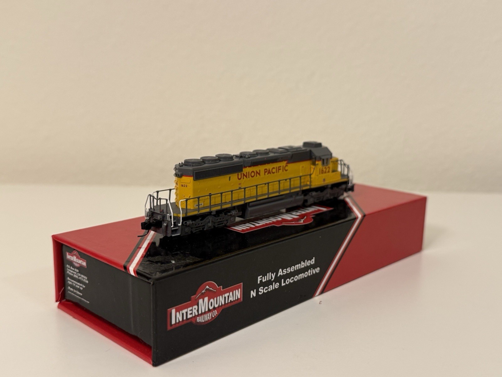 Union Pacific SD40N #1622 DCC & Loksound 5 Micro N Scale Intermountain – SD40-2