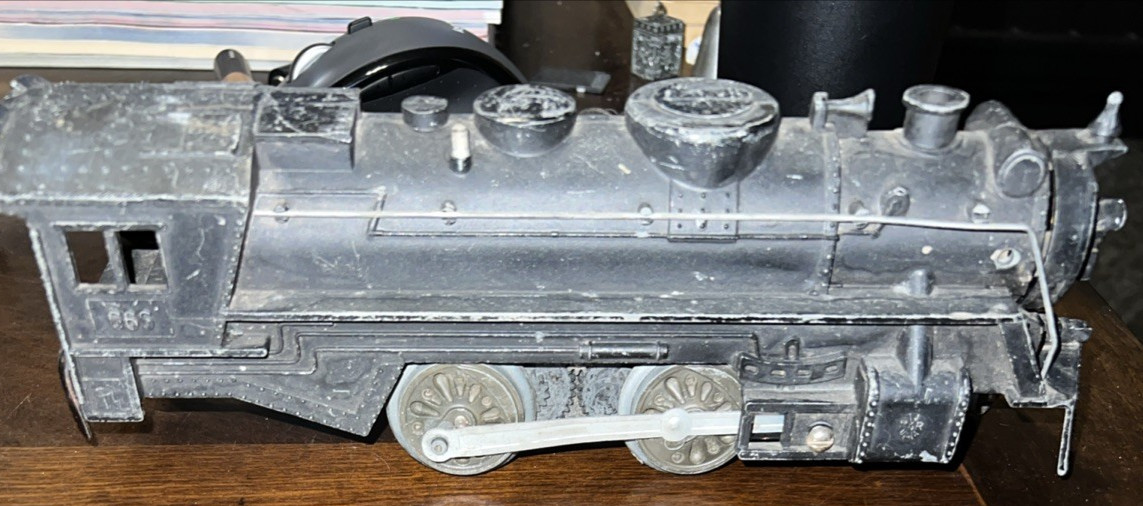 Vintage Heavy Metal Train Engine Locomotive #666