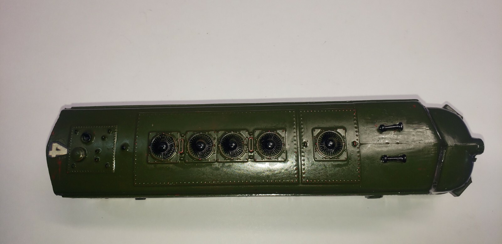 SHELL ONLY Life-Like HAND PAINTED Locomotive Ho Scale GOOD CONDITION F7A