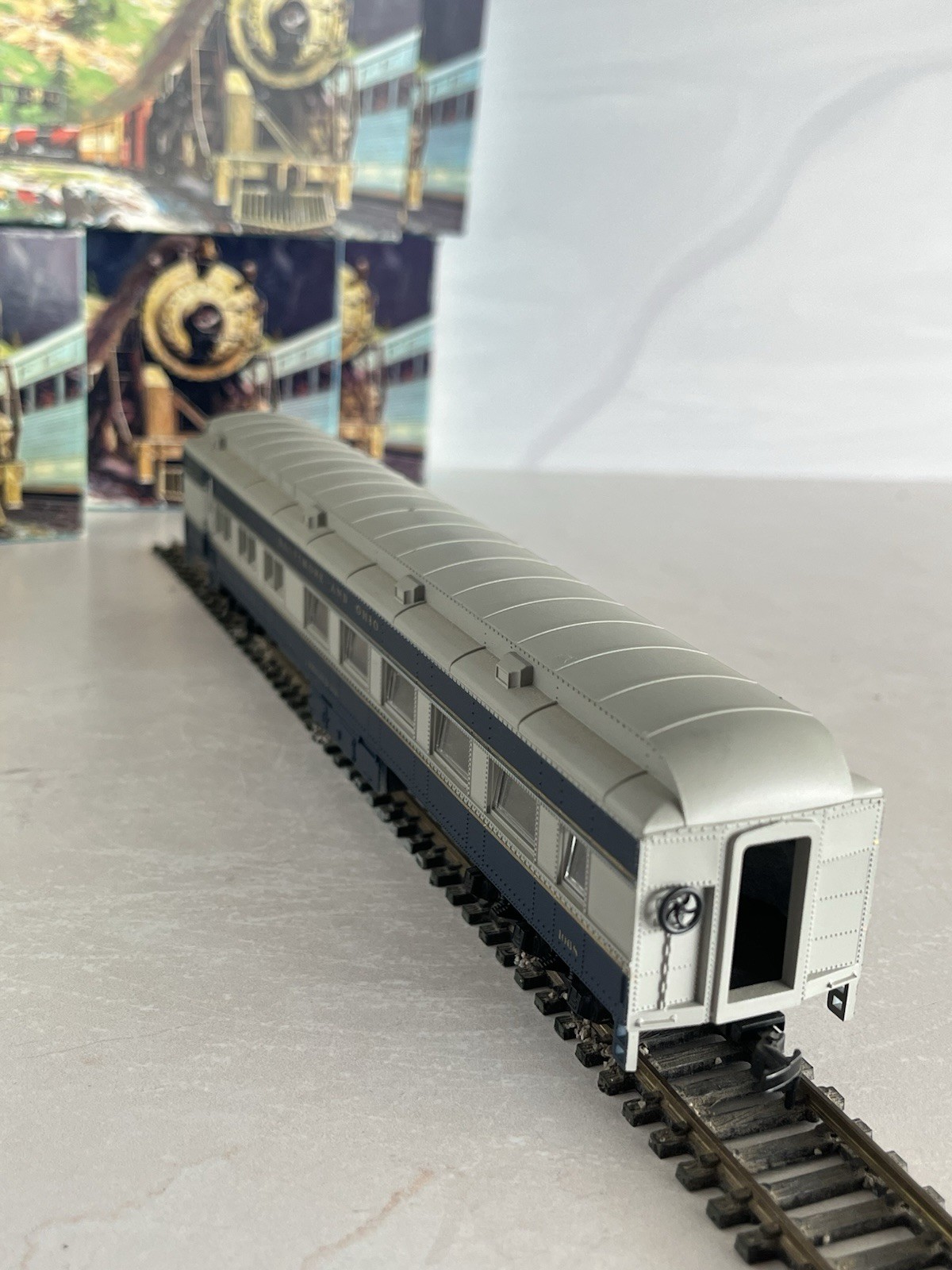 Vintage HO Athearn B&O F7A F7B Passenger Set w/ Cars Blue Box COMPLETE CONSIST