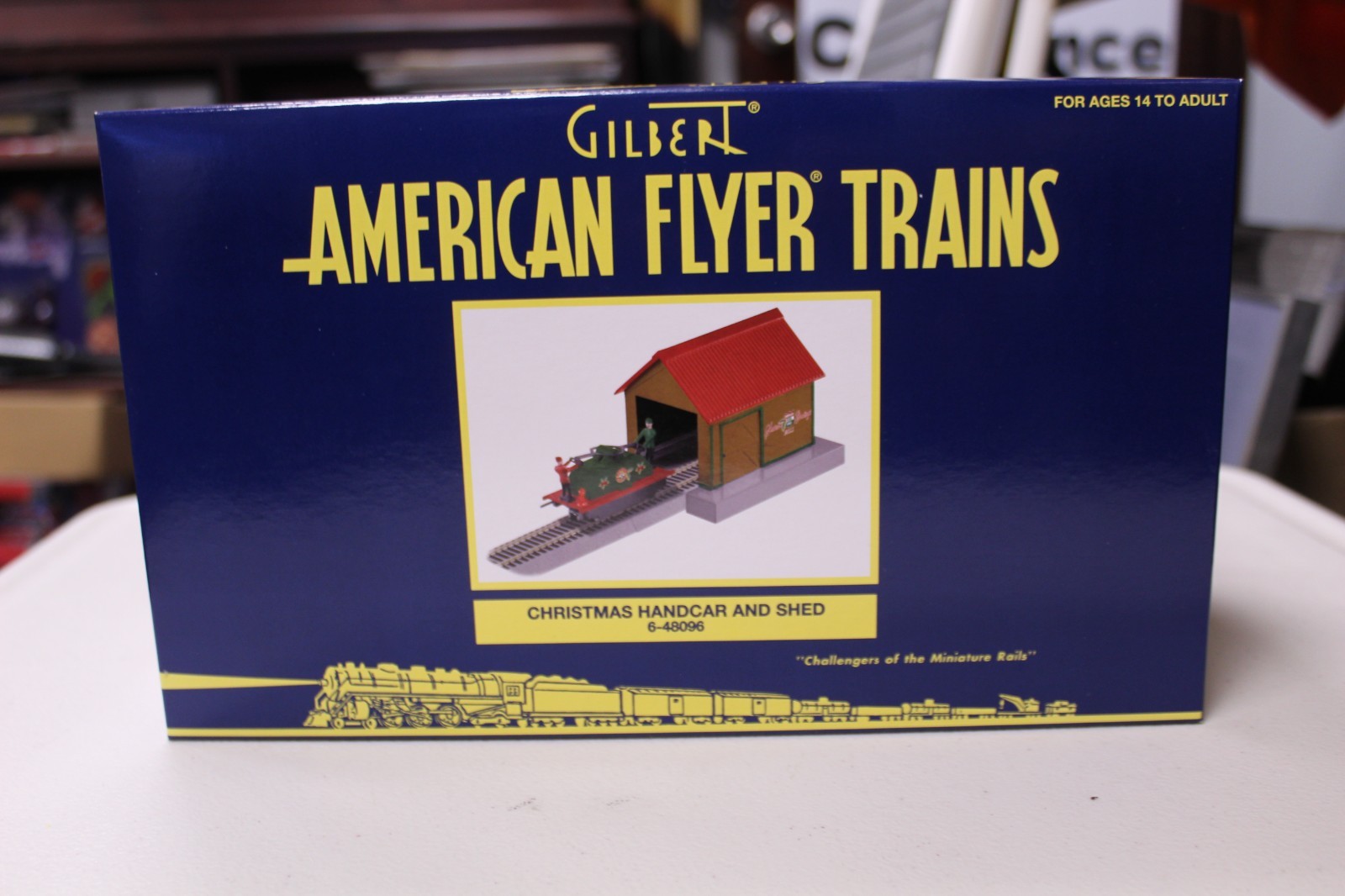 American Flyer 6-48096 Christmas Handcar and Shed – New