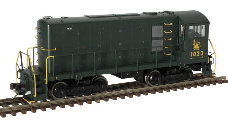 Atlas HO Scale Alco HH600/660 (Standard DC) Central Railroad of New Jersey #1023