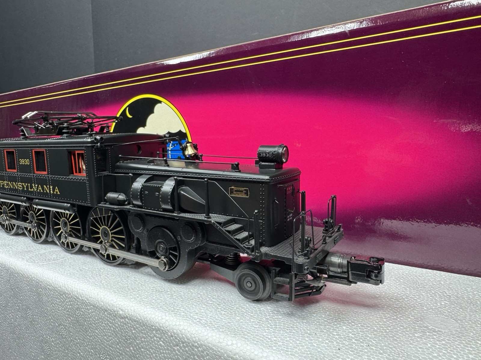 MTH 20-5543-1 Pennsylvania PRR L-5 crocodile electric engine #3930 PS2 BCR LNIB