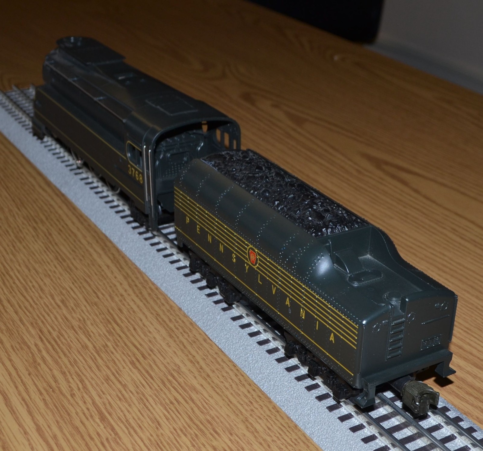 Rail King MTH Pennsylvania #3768 K4s Torpedo 4-6-2 O Locomotive 30-1118-1 VIDEO