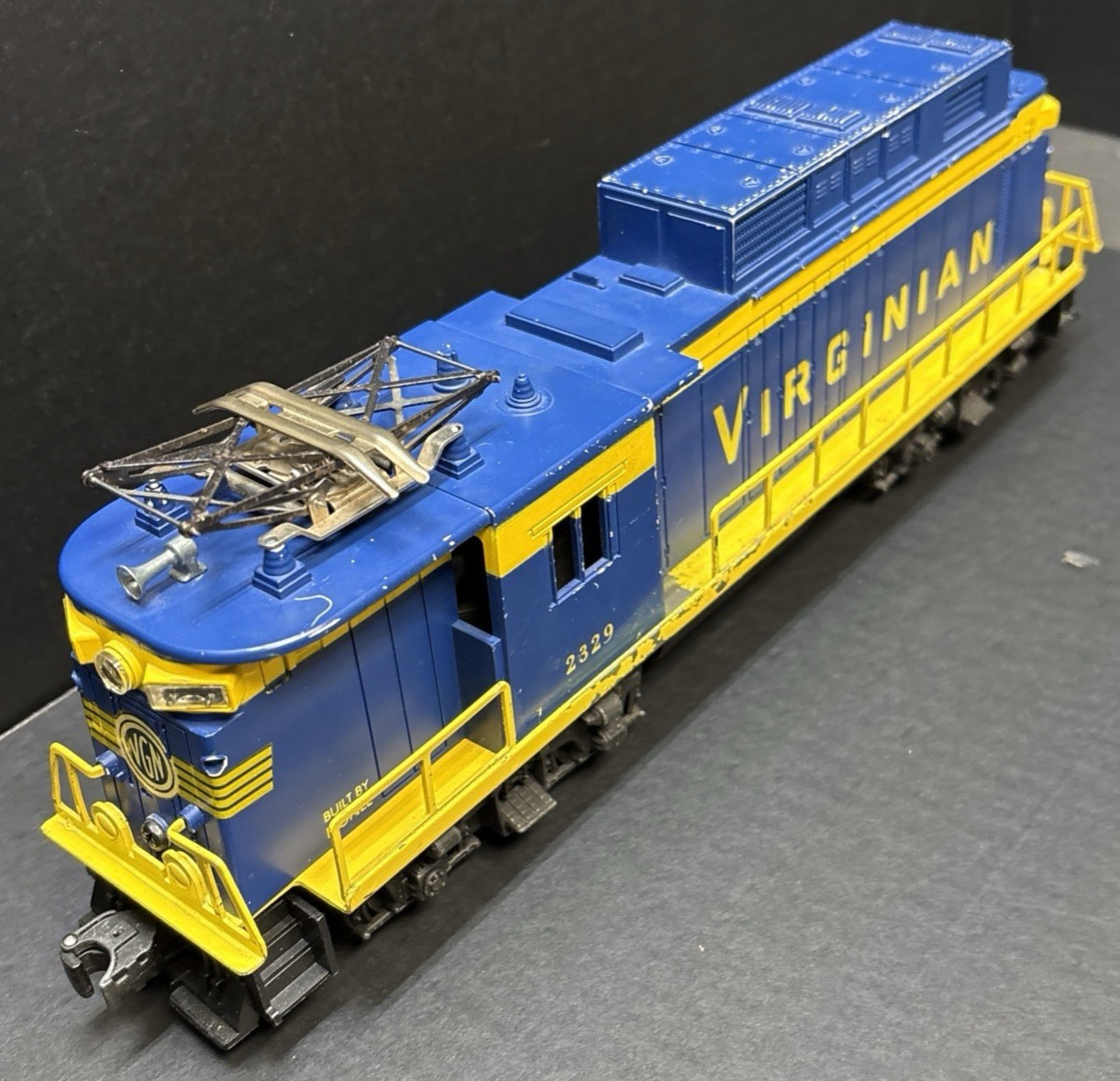 1958 Vintage Lionel Trains The Virginian E-33 O-Gauge Locomotive 2329 Metal Body