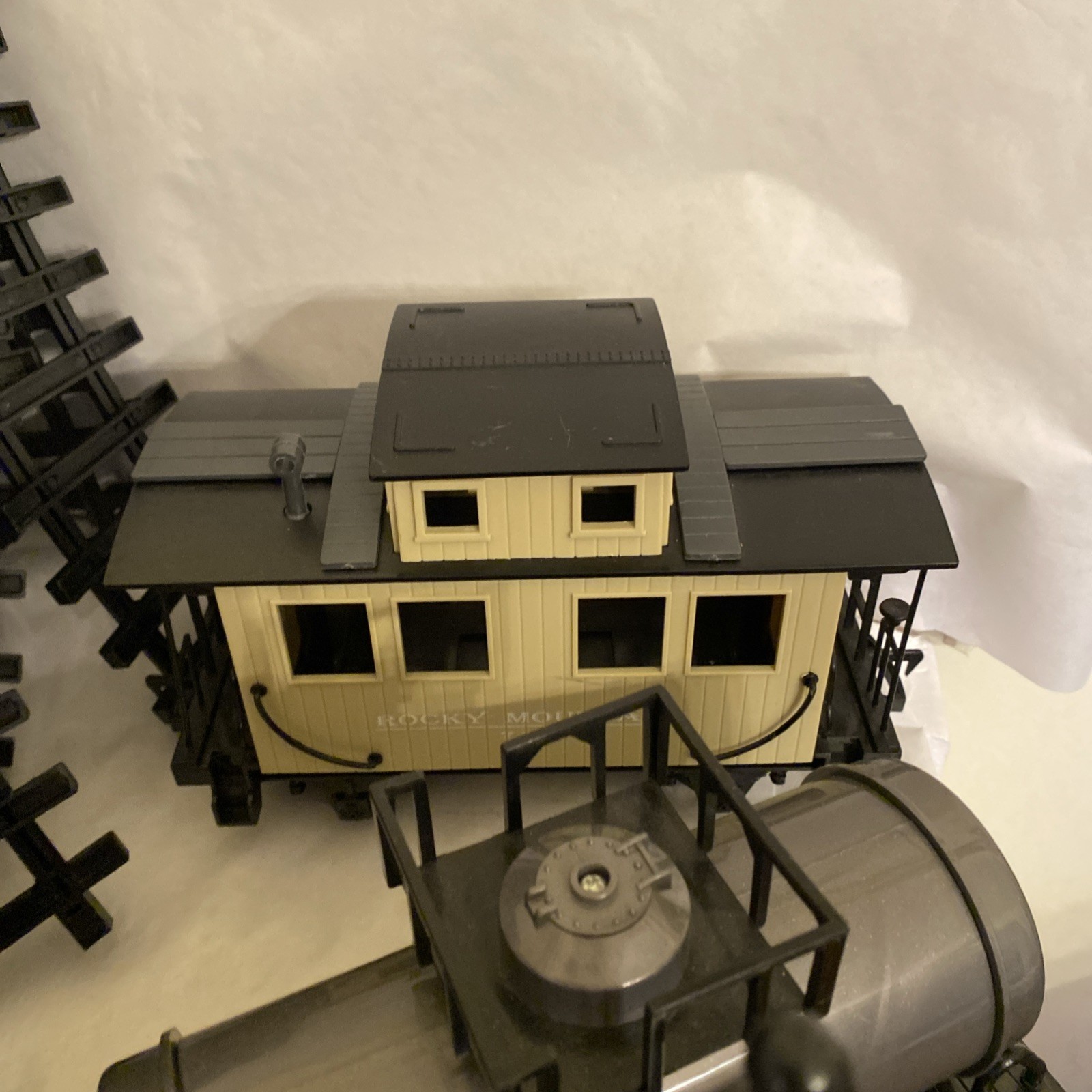 2050 G Gauge Black Silver Steam Locomotive G Scale Tested