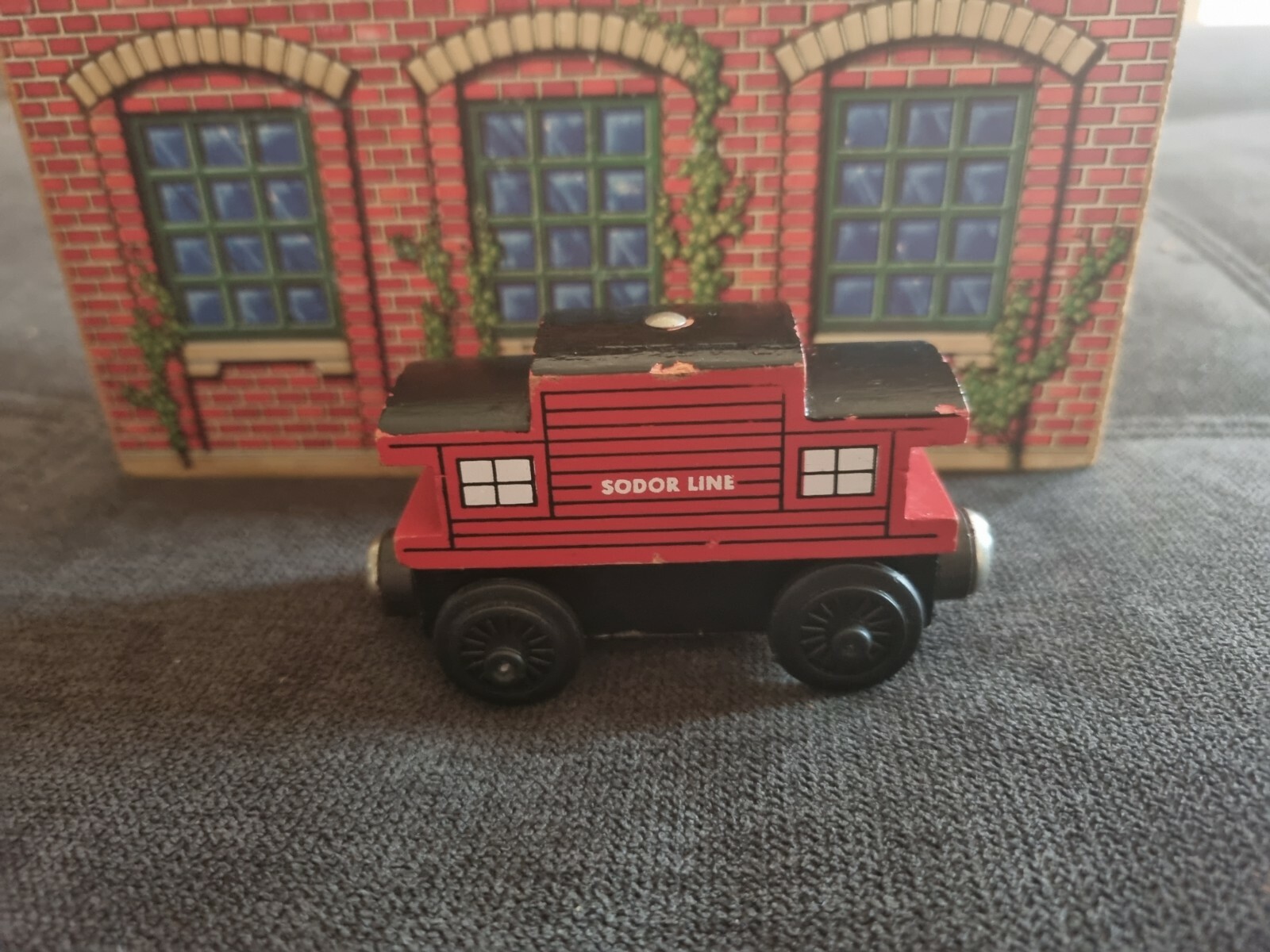 Sodor Line Caboose (1994). Thomas & Friends Wooden Railway. Flat Magnets & Rare