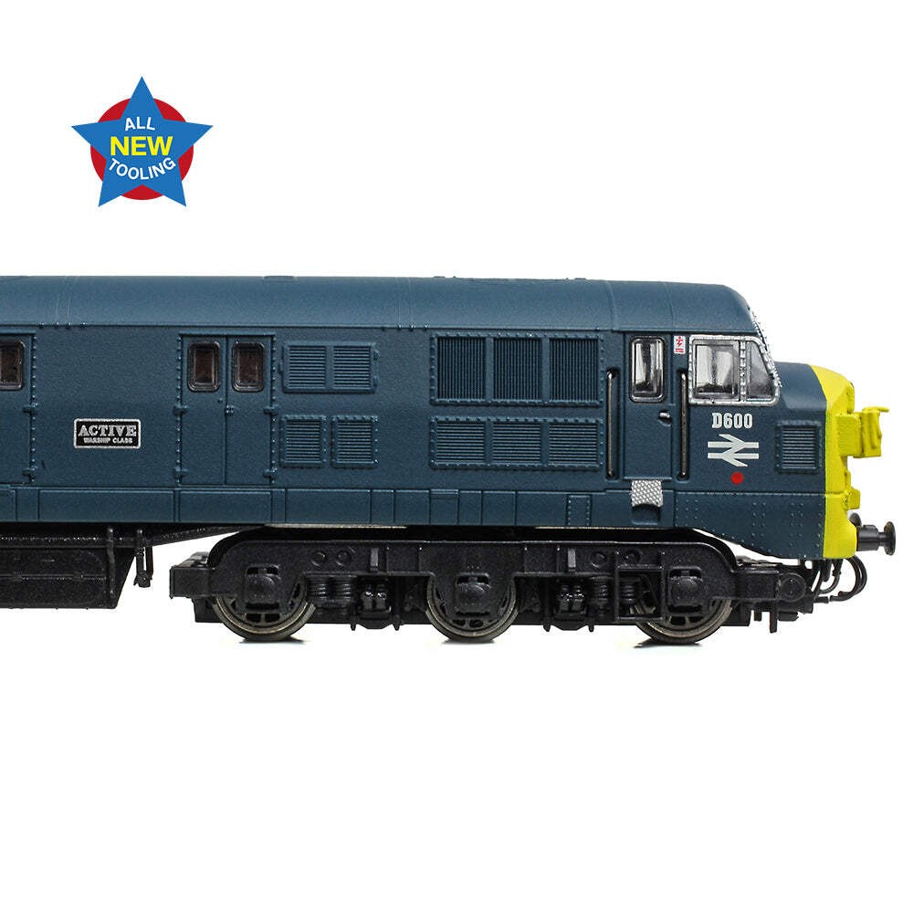 EFE Rail E84522 N Gauge Class 41 ‘Warship’ Headcode Box D600 ‘Active’ BR Blue