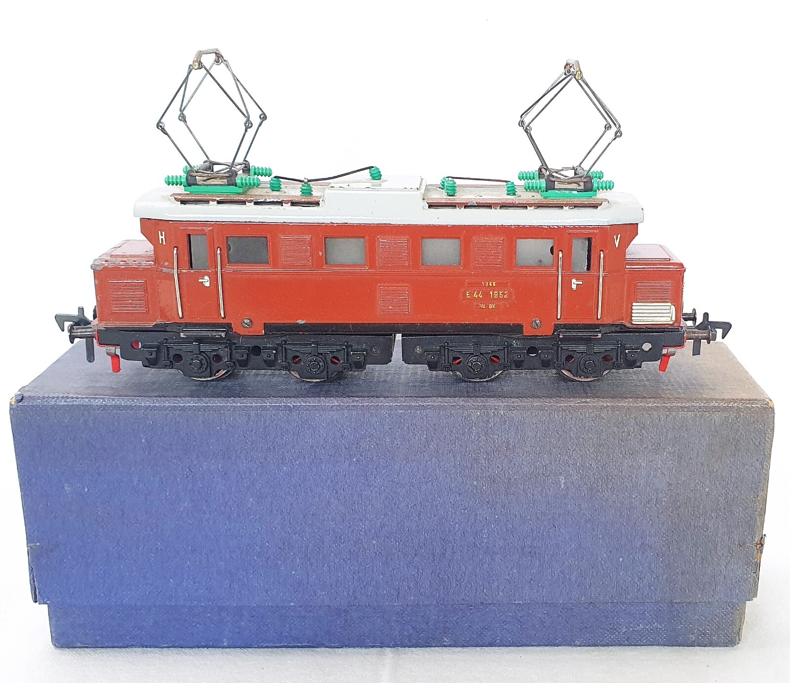 Fleischmann DC HO 1:87 Sweden SJ E44 ELECTRIC LOCOMOTIVE Diecast Metal Boxed`50