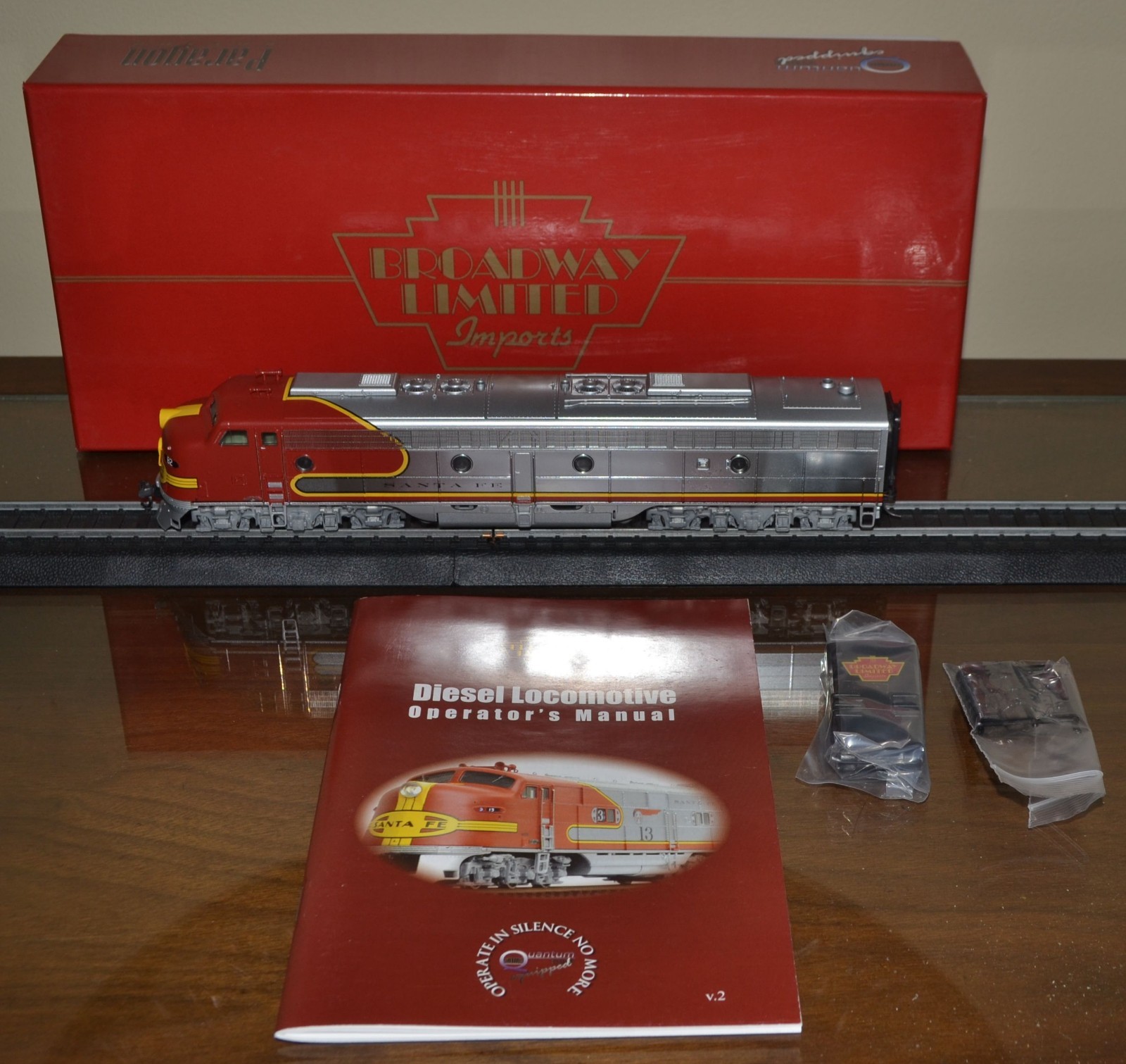 NEW Broadway Limited 442 Santa Fe EMD E8A #82L Power Sound/DC/DCC HO ATSF VIDEO