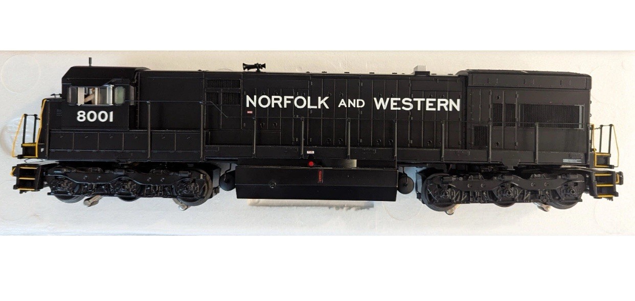 MTH PREMIER NORFOLK & WESTERN GE U30C DIESEL ENGINE PS3! 20-20367-1 O SCALE