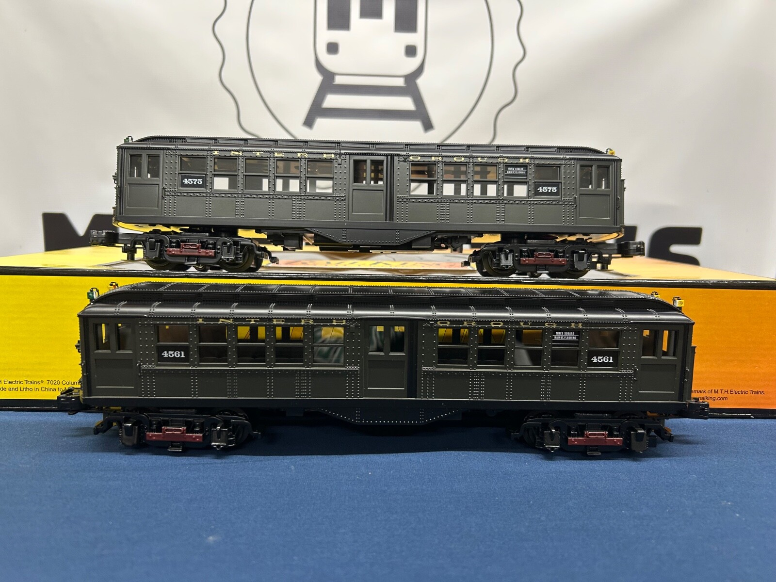 Mth Metropolitan LO-V 2-Car Add-On Non_powered Subway Set 30-2757-1
