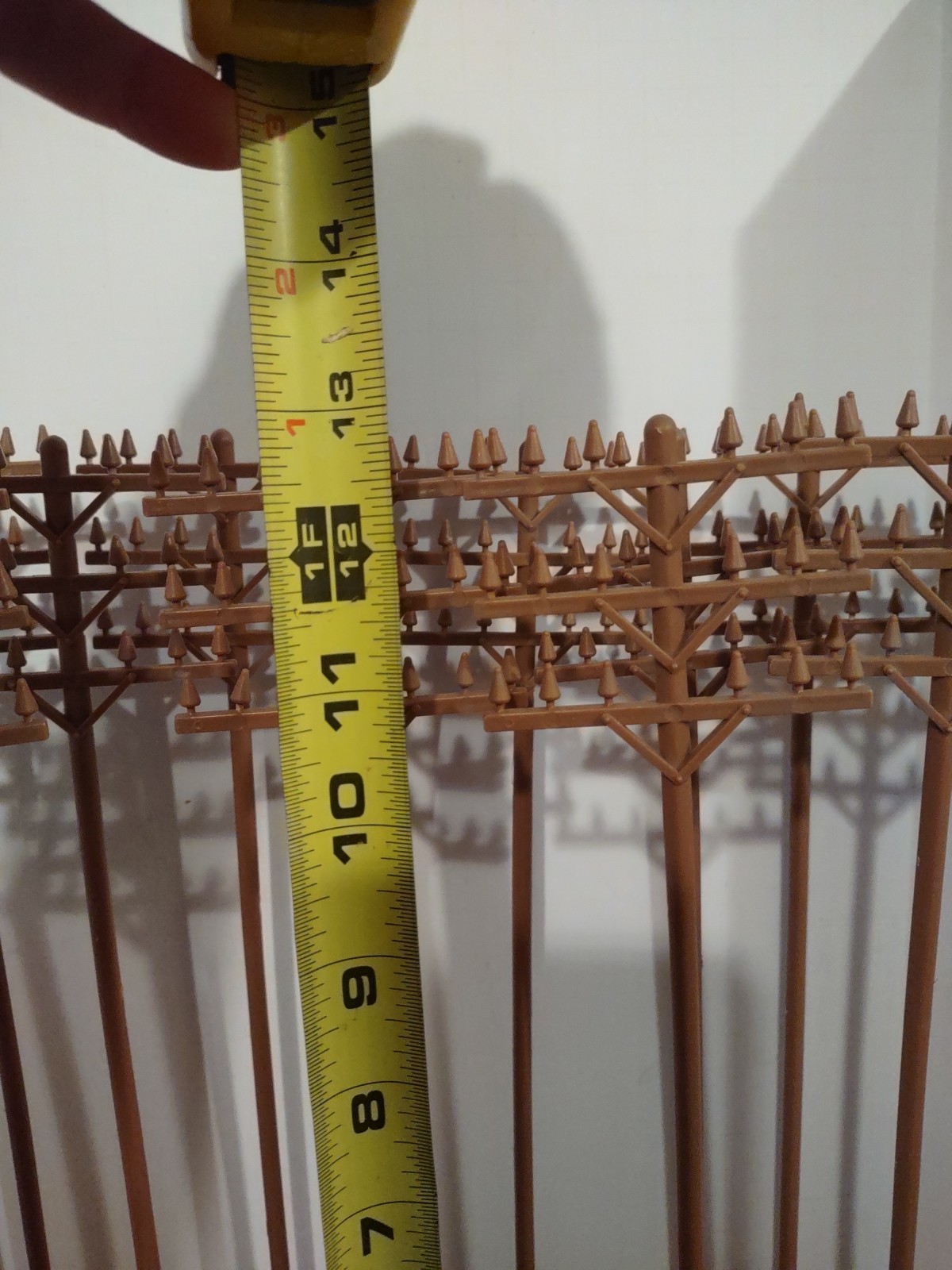 Vintage G Scale 13″ Utility Telephone Poles Lot Of 12 Street Lamp 2 Signal Light