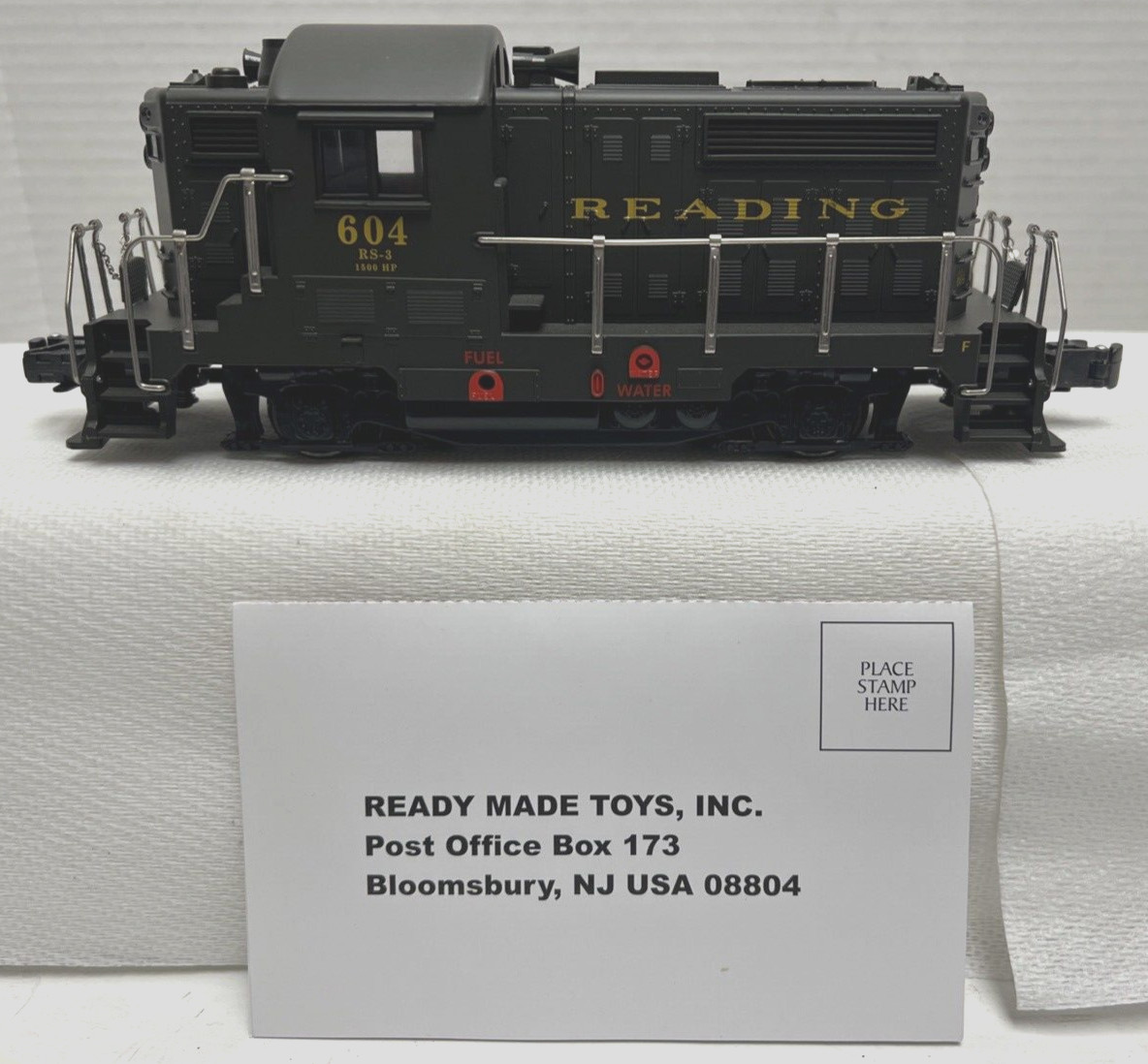 RMT-4202 O/O27 READING BEEP POWERED DIESEL LOCOMOTIVE #604 LNIB