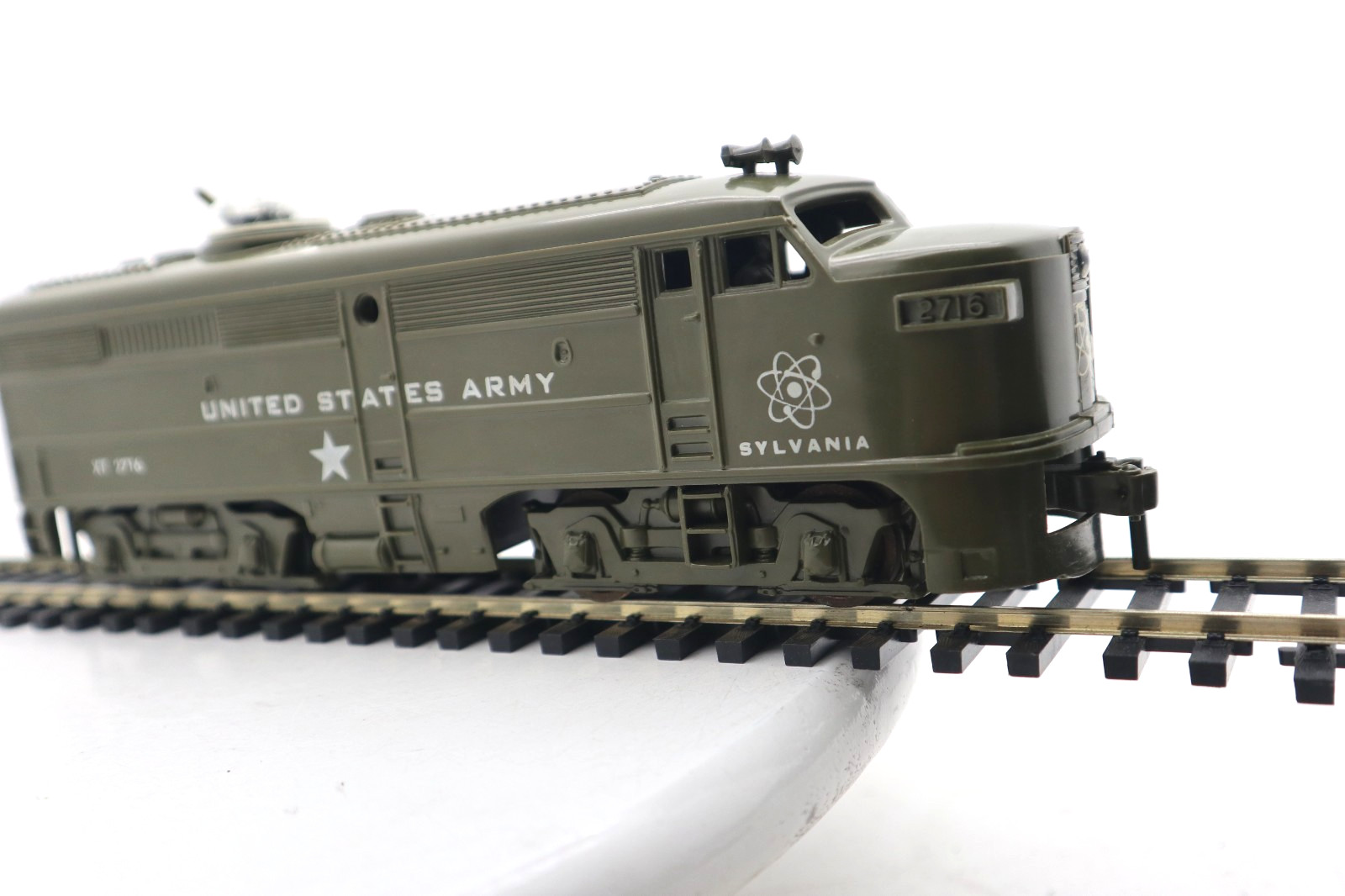KMT Kusan Auburn 2716, O, 2 Rail, U. S. Army Alco Diesel Locomotive, C-7 EX