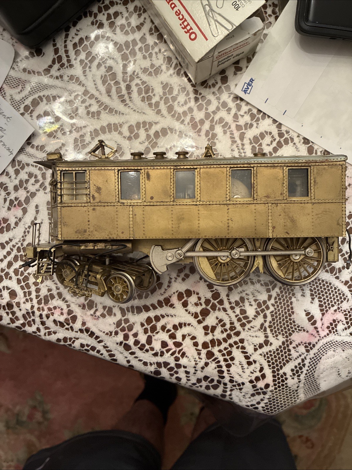 Sunset Models Brass Pennsylvania Railroad O Gauge DD-1 Electric Model Train