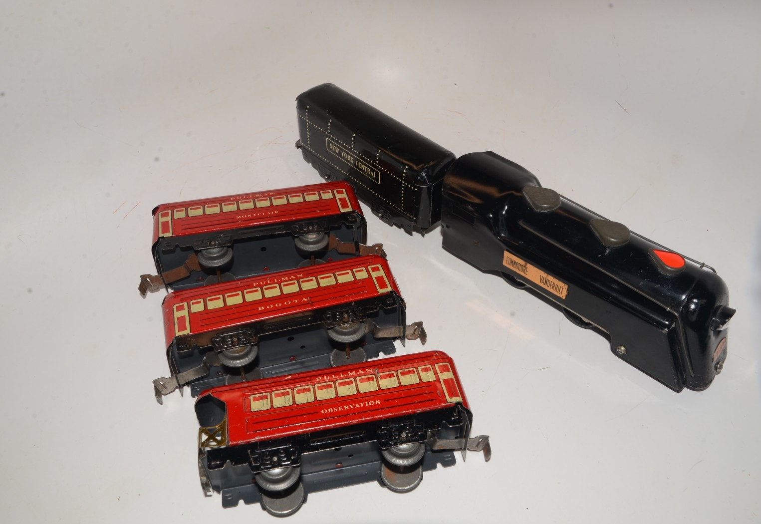 MARX Commodore Vanderbilt Electrical Train Set Stream Line NY Central signal