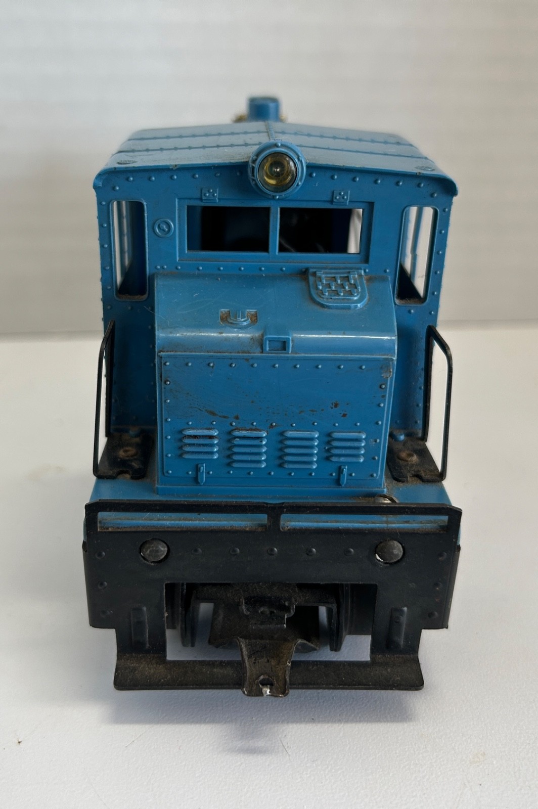 1956 Lionel Navy Yard New York 51 Vulcan Switcher Blue O Gauge Locomotive