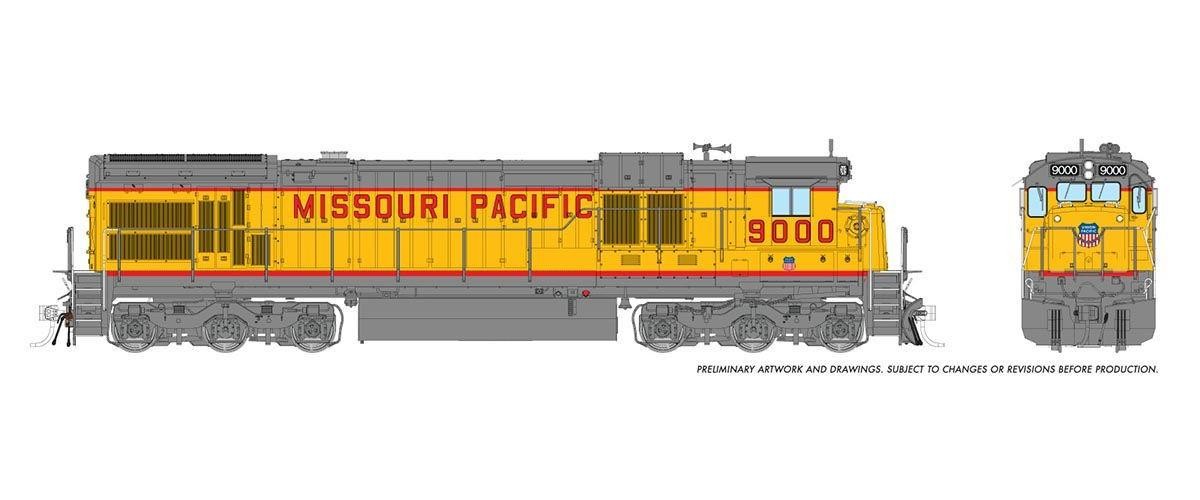Rapido ~ HO Scale ~ Missouri Pacific ~ C36-7 #9014 ~ DC/DCC Sound ~ 042615