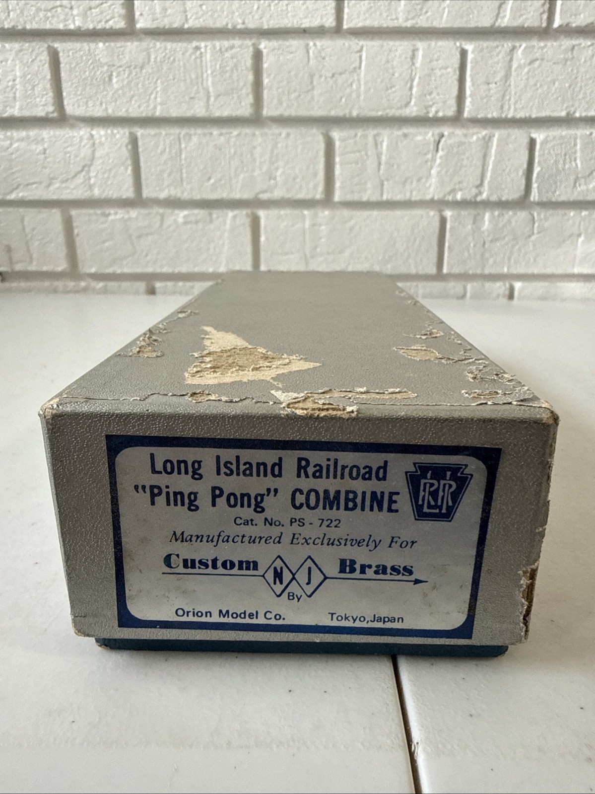 NJ Custom Brass Long Island Railroad LIRR PING PONG Combine PS-722 UNTESTED