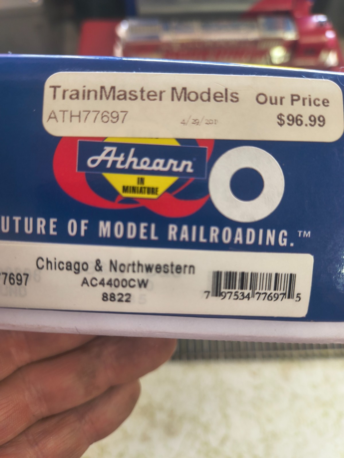 Athearn 77697 HO CNW CHICAGO & NORTH WESTERN Oper Lifesaver AC4400CWD DCC READY
