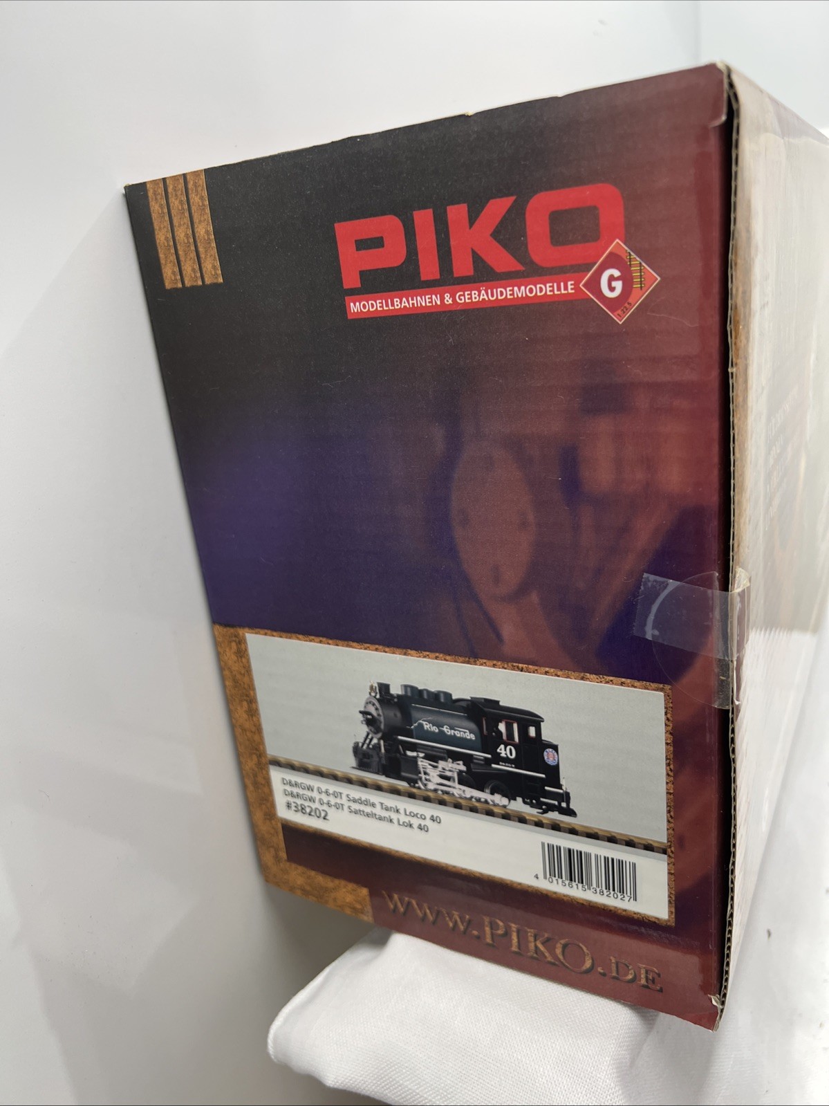 Piko 38202 G Denver & Rio Grande Western 0-6-0 Sadletank Steam Locomotive LN