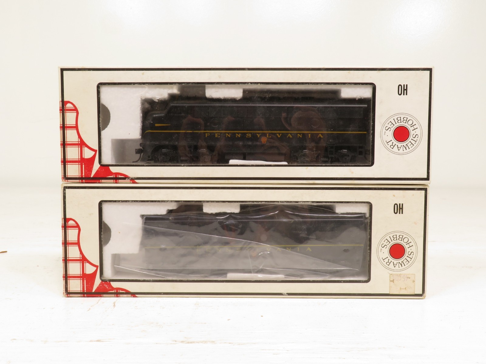 Stewart Hobbies 8110 & 8115 HO Pennsylvania F3AB Phase II High Fans LN 12292