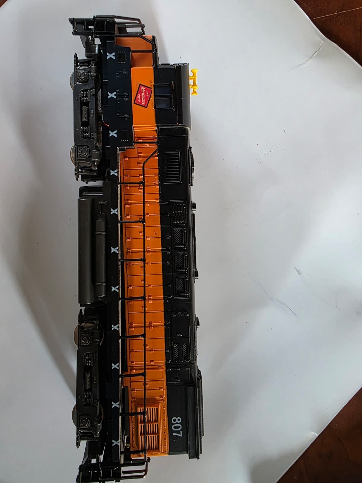HO Scale AHM Alco Century 424 Milwaukee Road locomotive no 807 Vintage