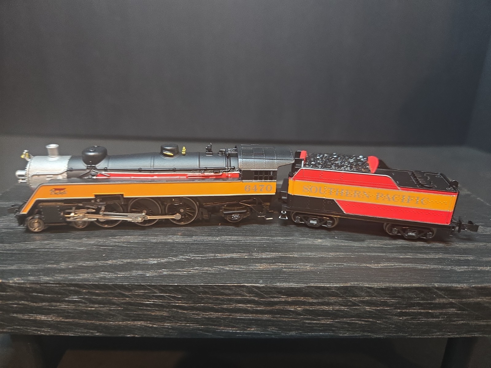 Model Power N Scale Metal Semi-Streamliner 7429 SP 4-6-2 Locomotive See Details!