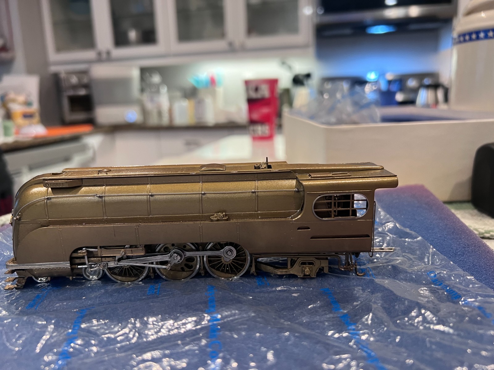 NJ Custom Models HO Scale UP 4-6-2 ’49er’ Steam Brass in Original Box
