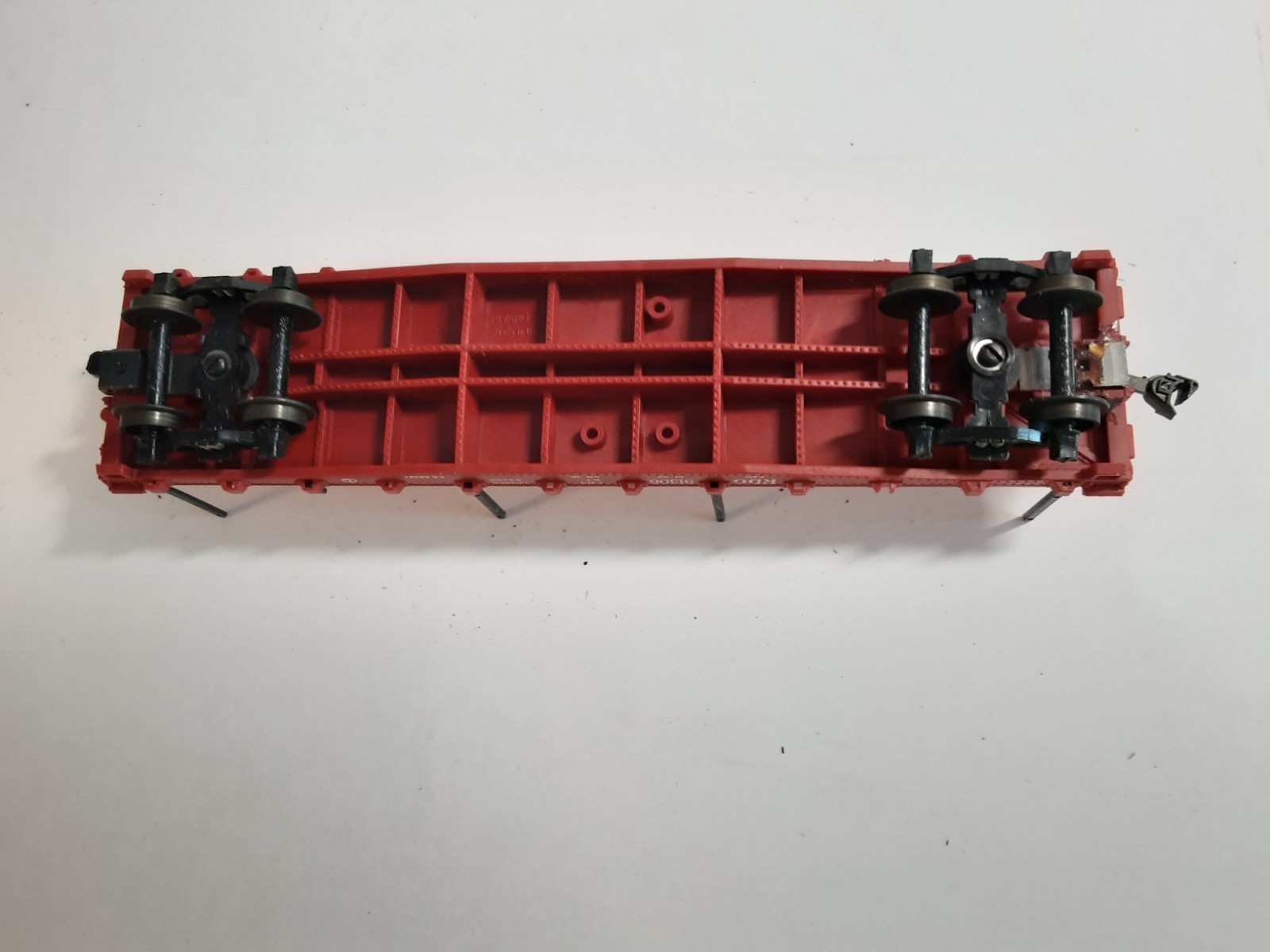 Vtg Lot Of 6 Box Cars, Tanker Cars, Flat Cars, Gondola See Description (3)