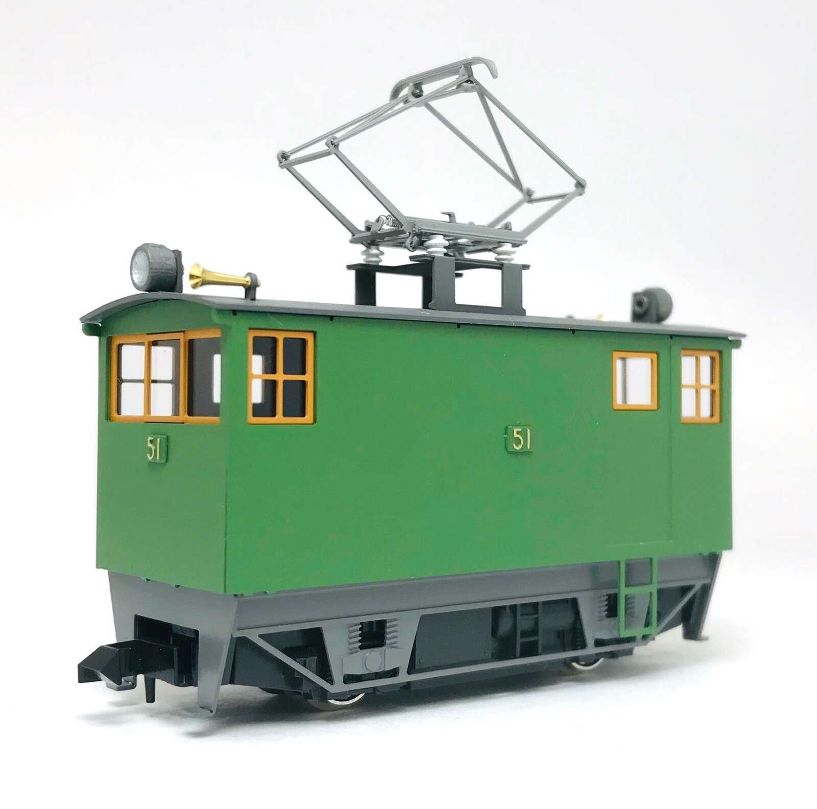 HOn30/HOe Scale Aru-Model Boxcab Freelance Electric Locomotive Kit H0e Gauge 009