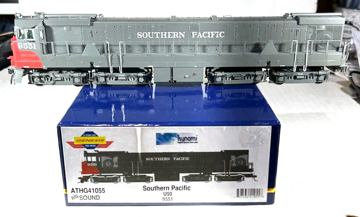 ATHEARN GENESIS HO SCALE U50 LOCOMOTIVE W/TSUNAMI SOUND & DCC SP ATHG41055