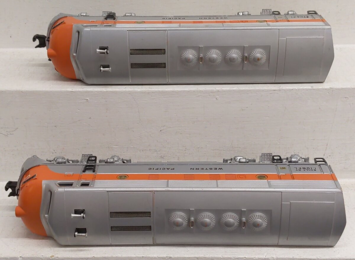 Lionel 2345 Vintage O Western Pacific F3 AA Diesel Locomotive Set