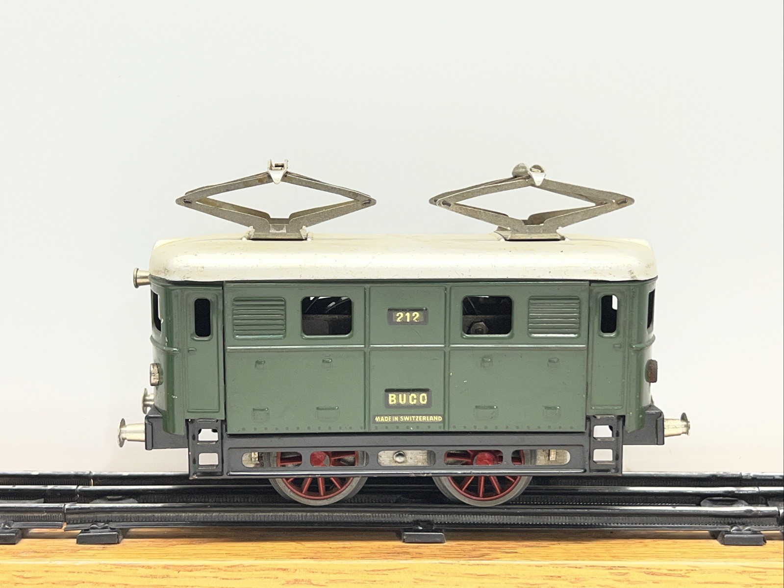 1950s Buco 212 Windup Locomotive Bucherer Forward Reverse Excellent