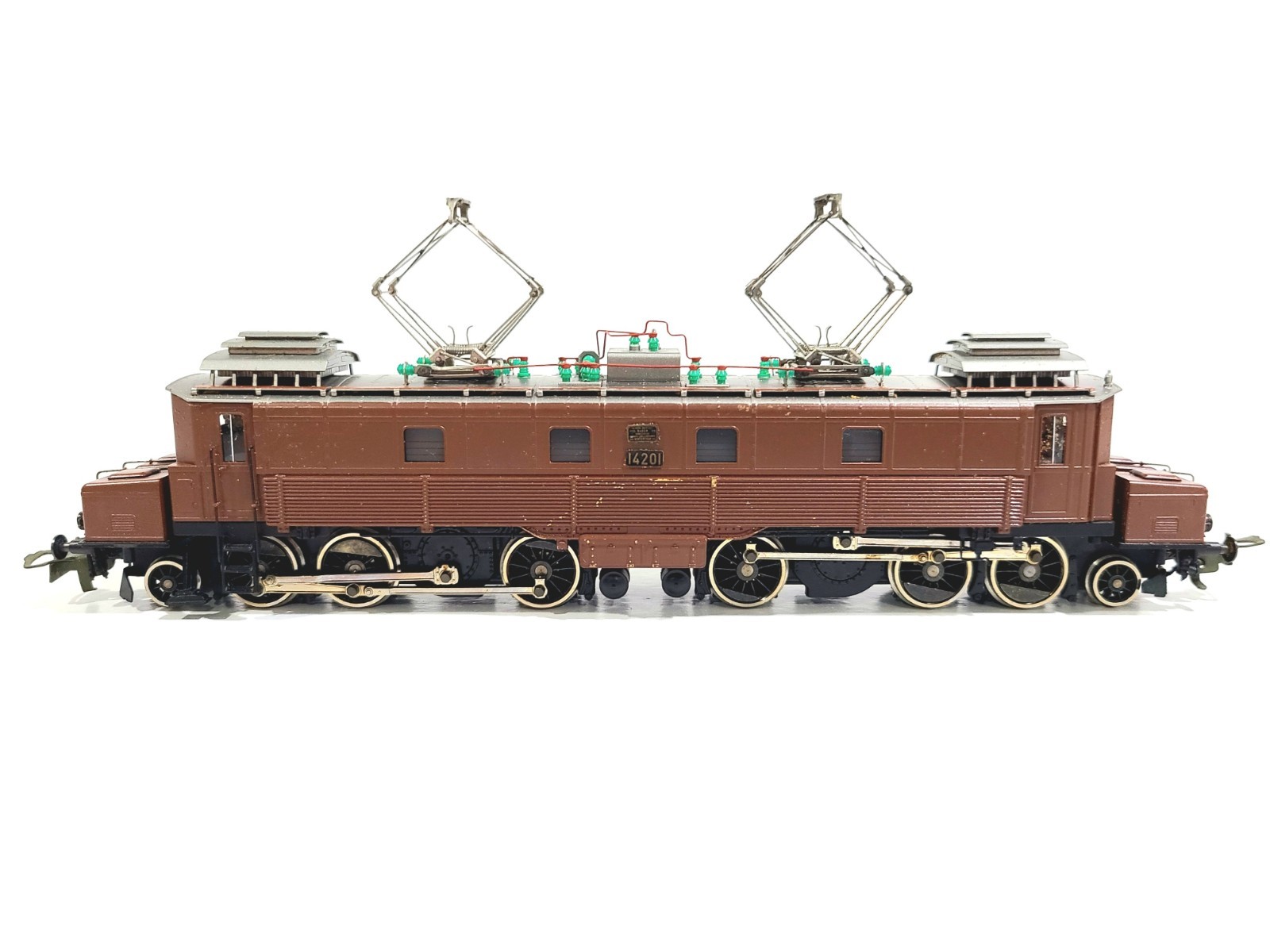 Metropolitan SBB-CFF Ce 6/8 Schlotterbut Brown #14201 HO Brass Model #742