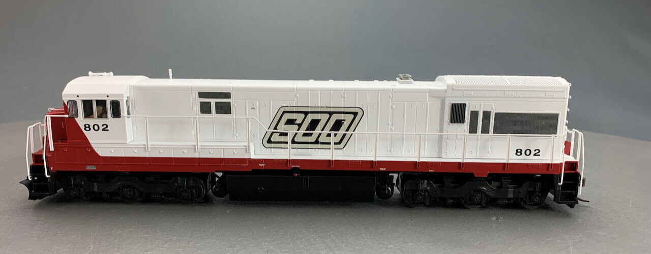 HO Atlas Master Silver Soo Line LNose U30C Diesel Locomotive #802 DC HO0052