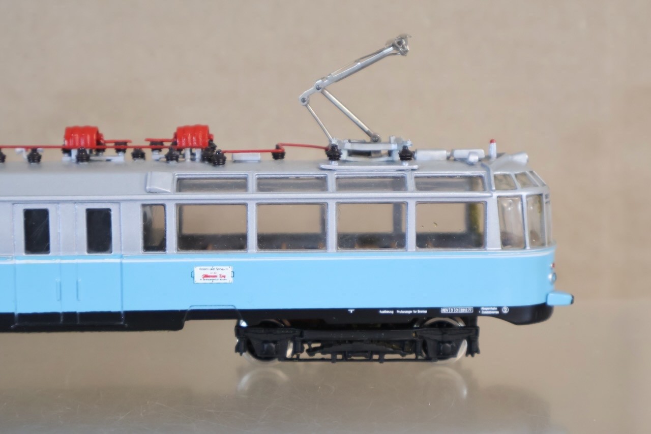 HORAK MODELLBAU DB TRIEBWAGEN BR 491 001-4 GLASERNER ZUG TRAM TROLLY CAR LOCO on