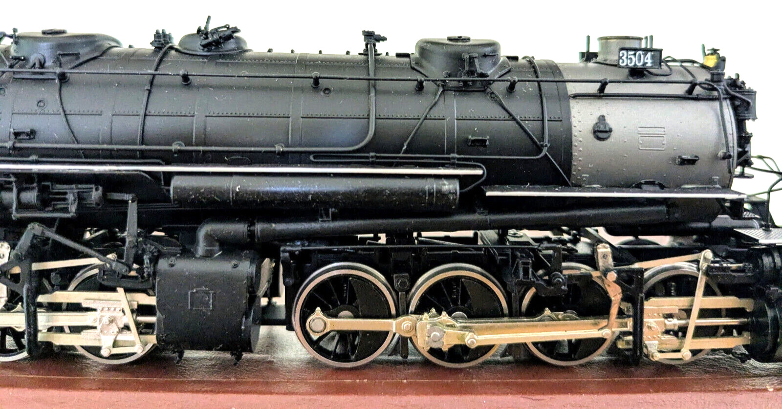 *1 OF 20! W&R BRASS D&RGW L-107 2-8-8-2 W/ EXHAUST STEAM INJECTOR HO *RUNS G@@D!